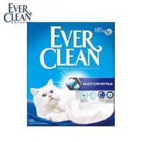 在飛比找森森購物網優惠-EVER CLEAN藍鑽超凝結貓砂-水晶結塊貓砂 10L(9
