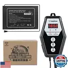Tikaton Reptile Heating Pad and Digital Thermostat Combo Set, Under Tank Heat