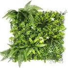 20"x20" Artificial Faux 3D Mix Leaf Privacy Fence Screen Decor Panel Hedge V15