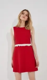 New With Tags RED VALENTINO Amarillo Red Dess Size 40