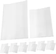 Operitacx 20Pcs Transparent Book Cover Wear Scratch Protection for Notebooks Student Book Sleeves to Preserve and Showcase Original Artwork