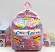 Care Bears Backpack Cartoon Mini Women Canvas Shoulder Bag Handbags Kids Bag