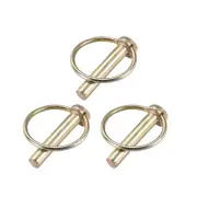 Linch Pin with Ring 8mmx41mm Assortment Kit for Boat Trailer Tractor 3Pcs