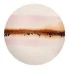 Lenox Watercolor Horizons Amethyst, Blue, Gray & Sand Colors Tidbit Plate 6" NEW