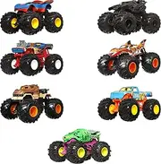 Hot Wheels Monster Trucks, Oversized Monster Truck, 1:24 Scale Die-Cast Toy Truck with Giant Wheels and Cool Designs