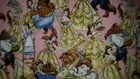 LINED WINDOW VALANCE CURTAIN 42X12 DISNEY BEAUTY THE BEAST BELLE TEA POT