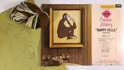 VINTAGE PARAGON NEEDLECRAFT 1960s MONKEY DRINKING COCKTAIL BAR DECOR CRAFT KIT