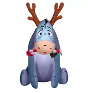 DISNEY 4-Ft LED Eeyore with Candy Cane CHRISTMAS Inflatable