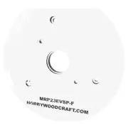 3/8" Thick baseplate upgrade w/ bushing compatibility for Bosch Mrp23Evs