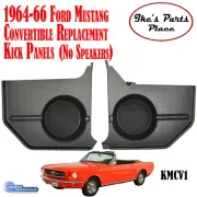 Custom Autosound KMCV1 64-66 Ford Mustang Convertible Kick Panels No Speakers (for: Ford)