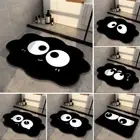 Diatom Mud Absorbent Mats Non-slip Black Carpets Durable Shower Rugs