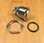 BBT Waterproof Stainless Steel Momentary 12 volt Push Button Switch