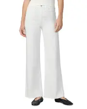 Joe's Jeans The Mia High Rise Wide Leg Petite Jeans in White 33