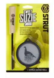 HS Strut Sweet Suzie Snood Glass Pot Turkey Call with Carbon Striker Raspy Yelps