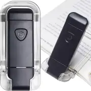 USB Rechargeable LED Clip-On Book Light for Reading, Portable and Adjustable