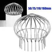 Stainless-Steel Balcony Drainage Roof Floor Drain Cover Rain Pipe Cap Leaf Guard