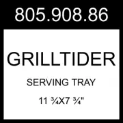 IKEA GRILLTIDER Serving Tray Stainless Steel 11 ¾x7 ¾" 805.908.86