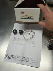 SDC MC-7 High-Security Magnetic Door Switch SPDT 250mA 30VDC 1" Diam 1" Deep