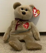 *RARE* LIMITED EDITION 1999 TY Beanie Baby "SIGNATURE BEAR" errors, mint