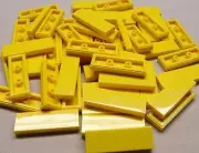 x50 NEW Lego Tiles Yellow Smooth Finishing Tile 1x3 1 x 3 MODULAR BUILDINGS