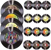 WHAMVOX Retro Wall Record Decorations Pcs Vintage Vinyl Records for Home Bar Decor Easy to Clean