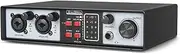 Elqater 2 in 2 Out USB Audio Interface 32Bit/384KHZ Studio Parts Recording Sound Card 48V Phantom
