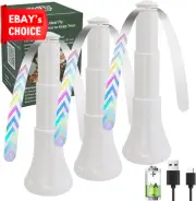 Fly Fans for Tables 3 Pack USB Battery Powered Adjustable Fly Repellent Fan Whit