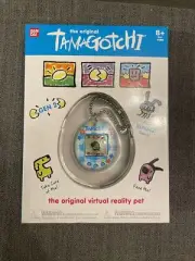 NEW 2021 BANDAI THE ORIGINAL TAMAGOTCHI GEN 2 VIRTUAL REALITY PET. BLUE CHECKER