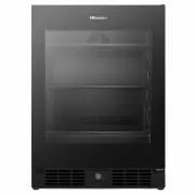 Hisense 140 Can Beverage Centre (Black Glass) HRBC137