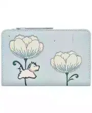 Radley London Leather Bifold Wallet Spring Rose Scottie Dog New