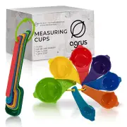 Measuring Cups and Spoons Set 15 Piece Plastic Measuring Cup Set for Liquid