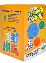 Scrub Daddy Sponge Set Color Variety Pack - Scratch-Free Multipurpose Dish...