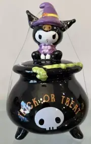 Sanrio Kuromi Halloween Witch Cauldron Candy Bowl