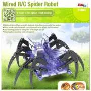 Wired R/C Spider Robot Educational Model Kit | Eight-Legged Movement, Remote-Con