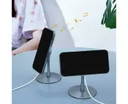 Wireless Charger Phone Holder Magnetic Rotating Stand Bed for iphone12