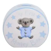 Marja Leena Baby's First Money Box Koala in Blue