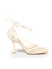 Ecru Stretch 90 Mesh Sandals