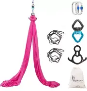 SKYPHAROS AERIAL SILKS YOGA SWING SET, HAMMOCK KIT, ANTI-GRAVITY FLYING FITNESS