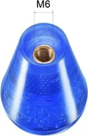 Joystick Head Rocker Ball Top Handle Arcade Game Replacement Blue Ellipse Oval J