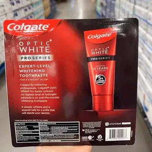 預購🇺🇸美國 ｜好市多 Colgate 高露潔 OPTIC White 牙膏4入組 咖啡茶品者必買