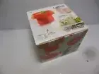 NEW Lekue Ovo Square Clear Egg Cooker Poacher Silicone