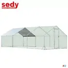 Chicken Coop Cage Run Rabbit Hutch Large Walk In Hen Enclosure Cover 3mx6m Au