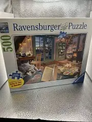 Ravensburger Cozy Retreat 500 Piece Large Format Jigsaw Puzzle 27" x 20" Sealed