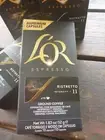 LOR ESPRESSO RISTRETTO Nespresso Original Instant Coffee Capsules Pods x 4