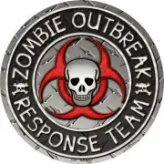 METAL SIGN Zombie outbreak response gift party decoration halloween C-637 spooky