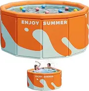 Generic Non-Inflatable Swimming Pool, 180cm H x 90cm W x 180cm D, Perfect for Backyard Parties, Pet Use, Indoor & Travel Use
