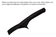 RED STITCHING FITS TOYOTA COROLLA VERSO 2001-2004 LEATHER HANDBRAKE GAITER