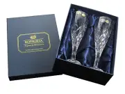 Bohemia Crystal Flute Gift Set 180ml 2pc Champagne glass