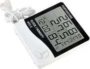 Kisangel 3pcs Digital Aquarium Large LCD Display Fish Tank Humidity Monitor Real-time Reads