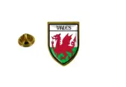 pins pin's flag national badge backpack hat shield world wales welsh